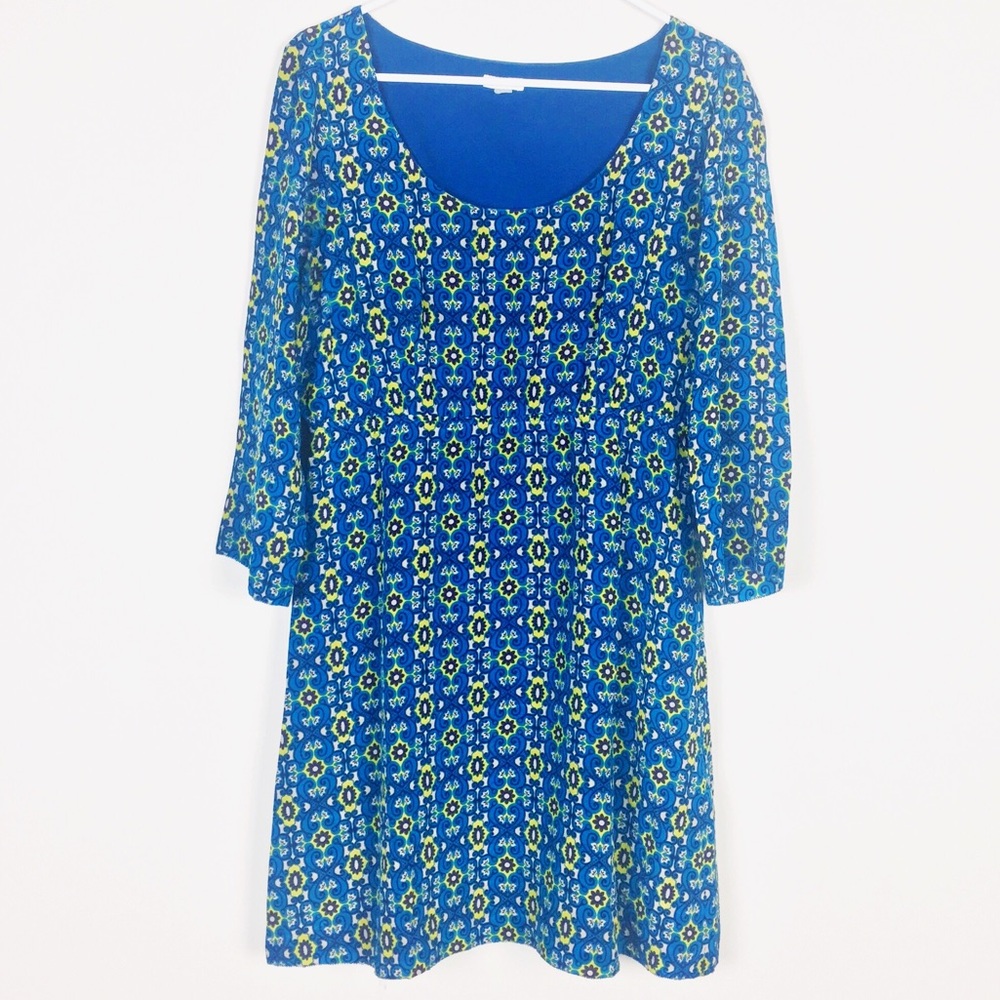 Fossil Silk Dress with 3/4 sleeves